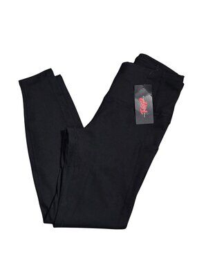 NWT | The Gym People Black High Waisted Yoga Leggings with Side Pockets | Large